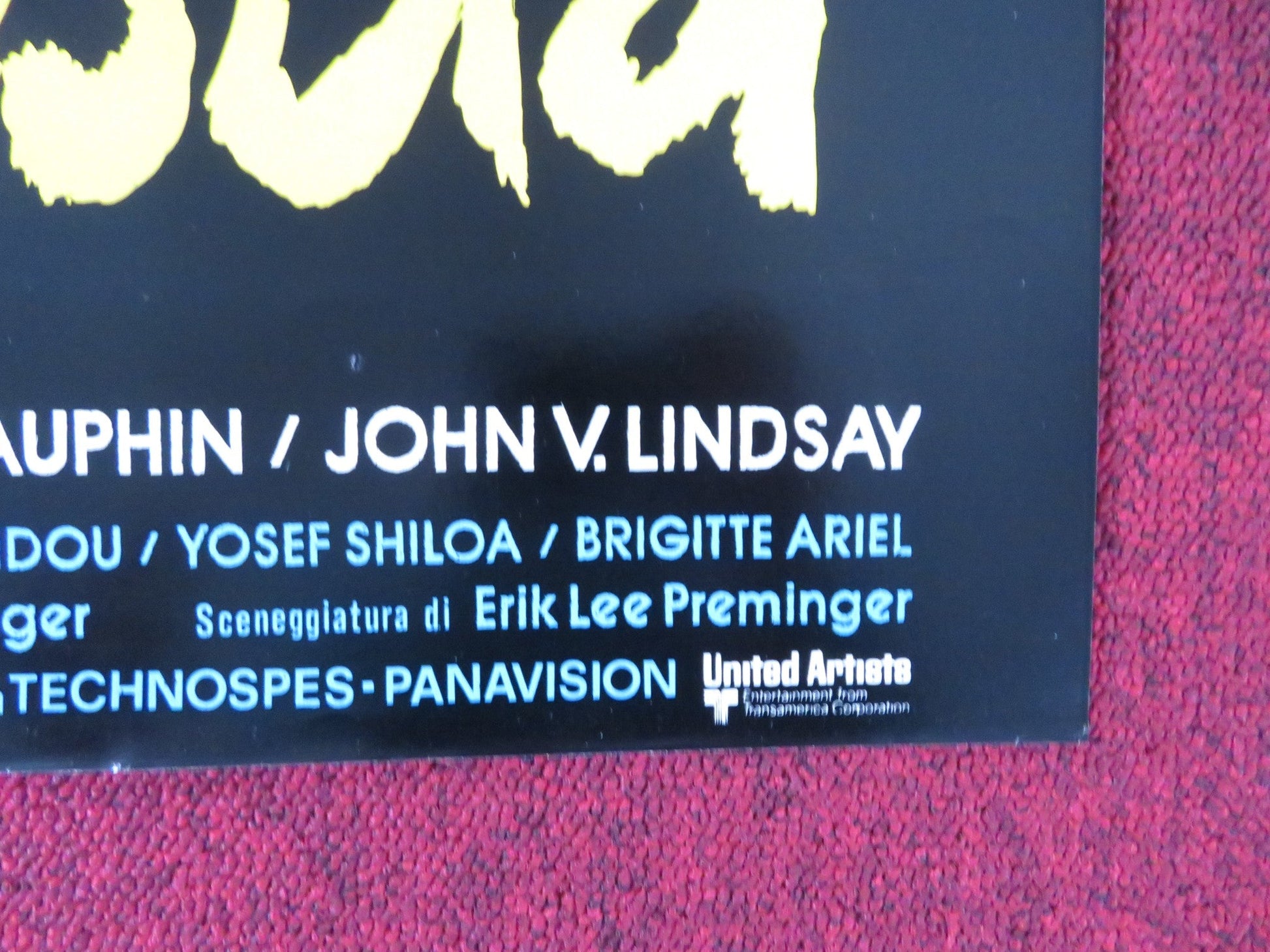 ROSEBUD - G ITALIAN FOTOBUSTA POSTER PETER O'TOOLE RICHARD ATTENBOROUGH 1975 Rendezvous Cinema Movie posters