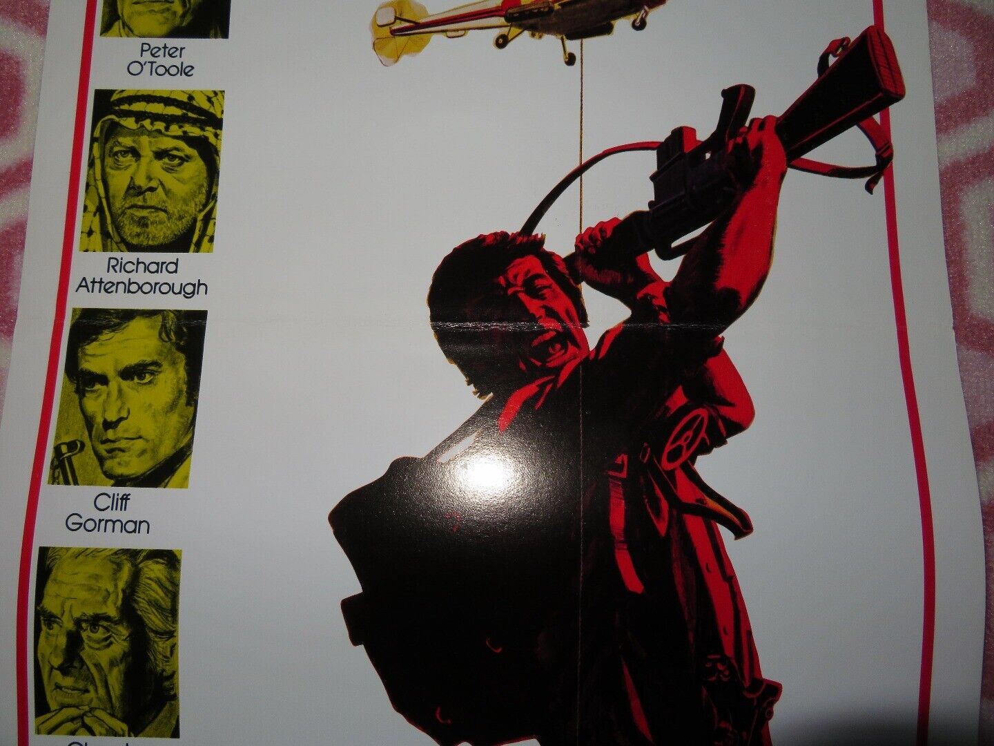 ROSEBUD US INSERT (14"x 36") POSTER PETER O'TOOLE RICHARD ATTENBOROUGH 1975 Movie posters