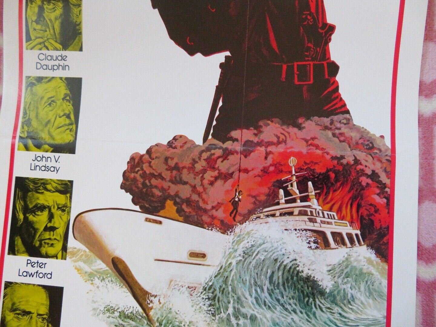 ROSEBUD US INSERT (14"x 36") POSTER PETER O'TOOLE RICHARD ATTENBOROUGH 1975 Movie posters