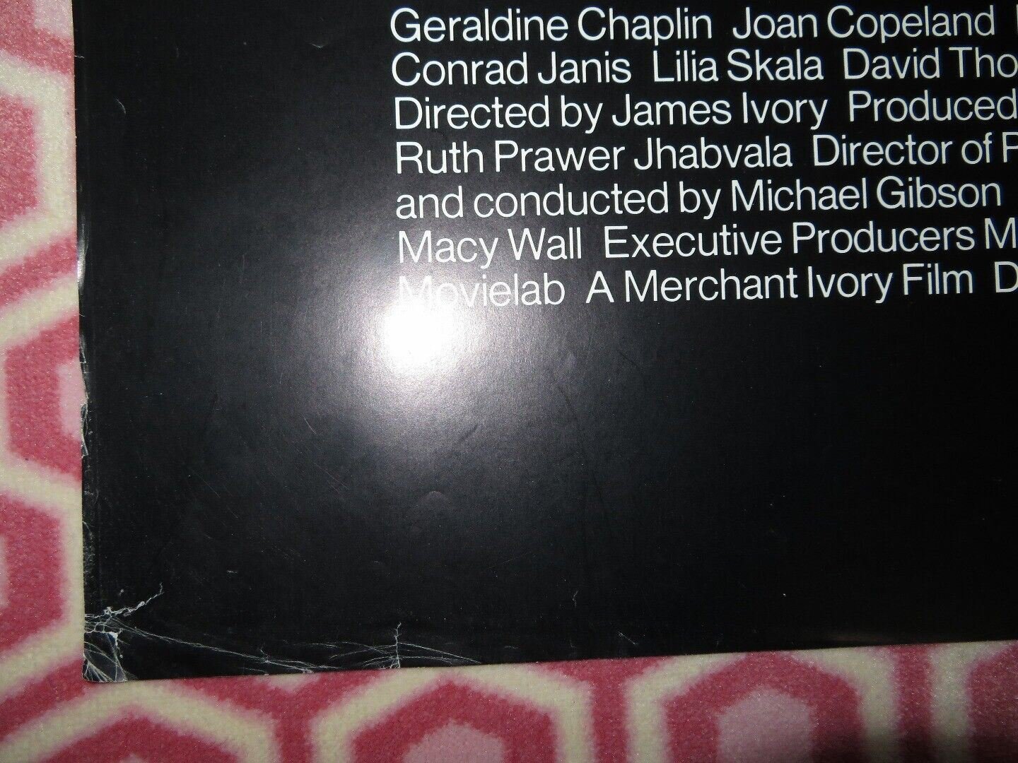 ROSELAND US ONE SHEET POSTER GERALDINE CHAPLIN 1977 Movie posters