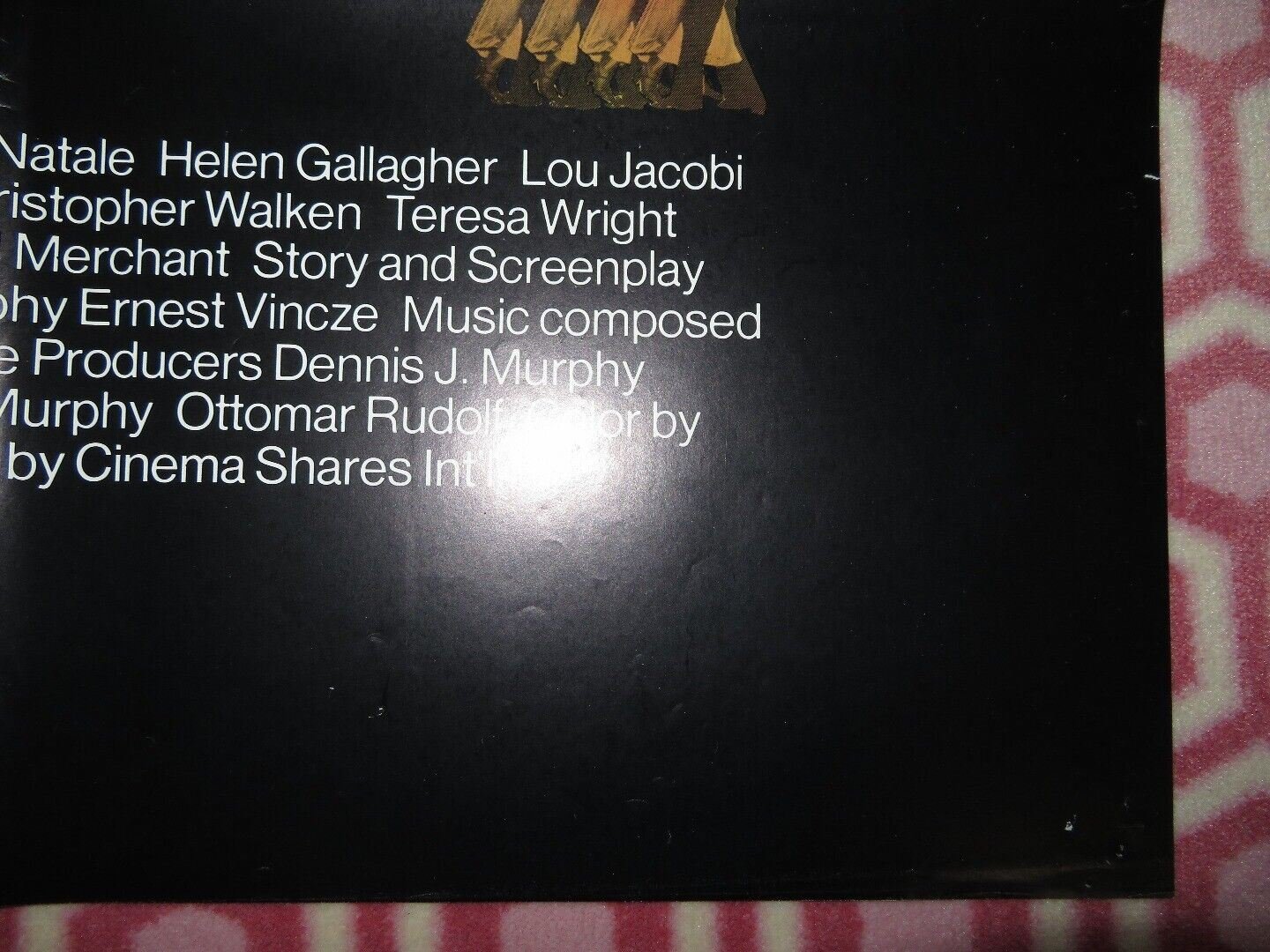 ROSELAND US ONE SHEET POSTER GERALDINE CHAPLIN 1977 Movie posters