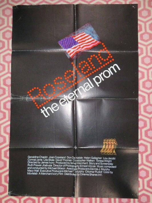 ROSELAND US ONE SHEET POSTER GERALDINE CHAPLIN 1977 Movie posters