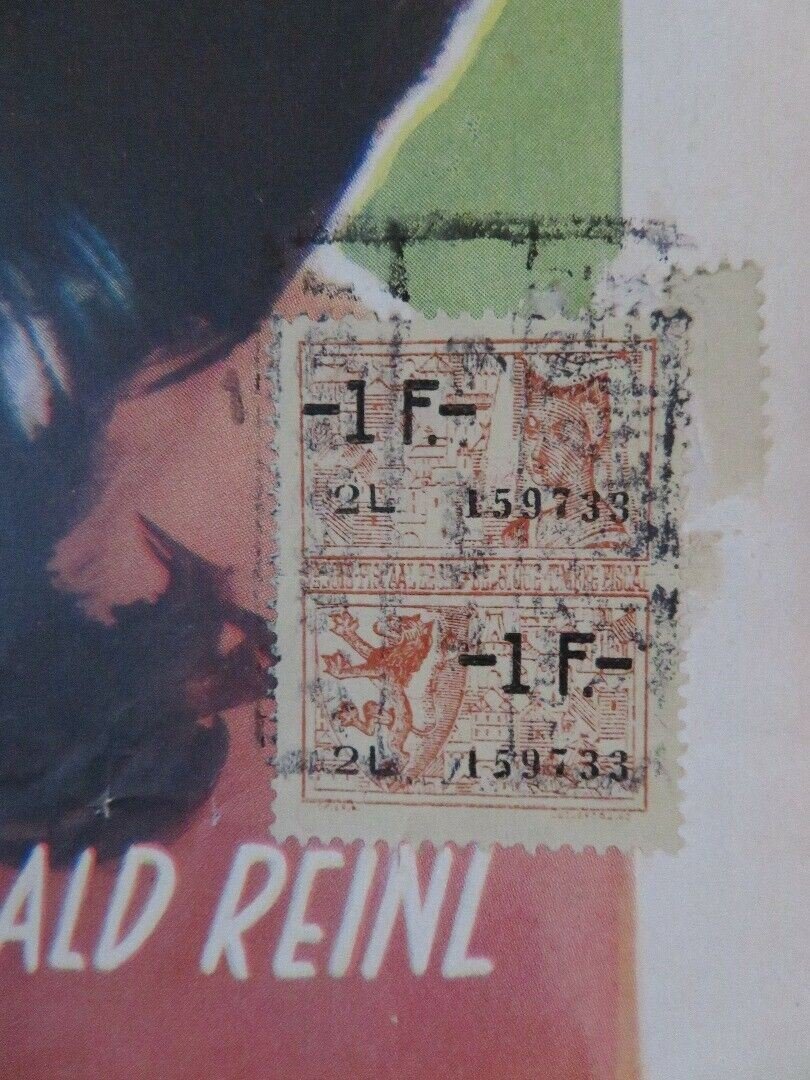 ROSEN RESLI / DE ZWIJGENDE ENGEL BELGIUM (20"x 14") POSTER CHRISTINE KAUFMANN Movie posters