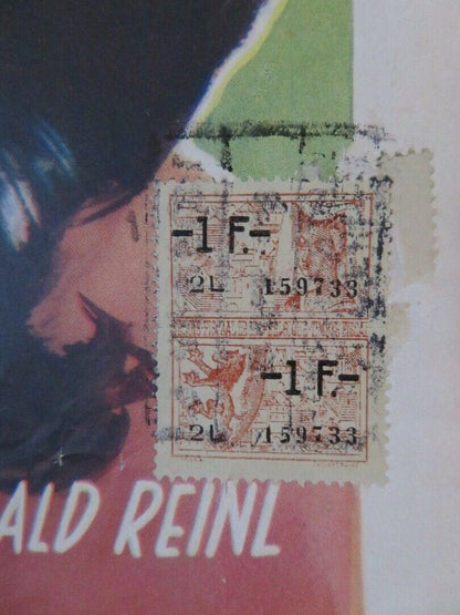 ROSEN RESLI / DE ZWIJGENDE ENGEL BELGIUM (20"x 14") POSTER CHRISTINE KAUFMANN Movie posters