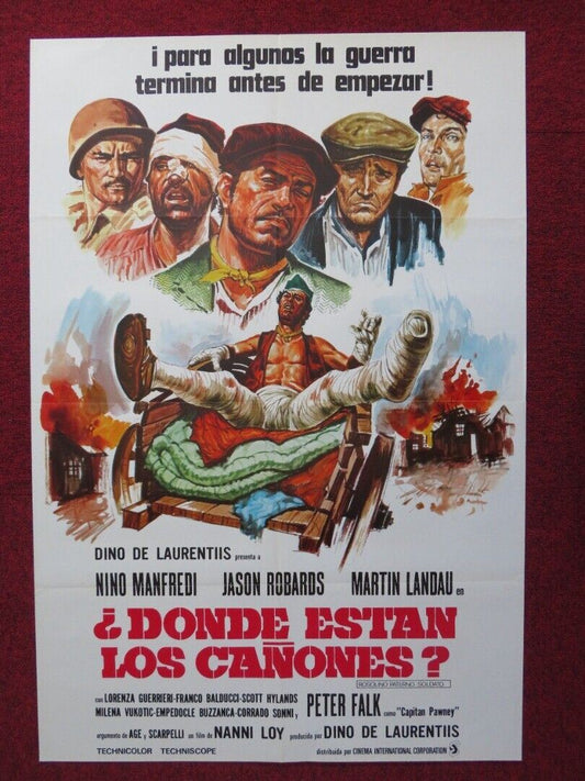 ROSOLINO PATERNO, SOLDATO SPANISH ROLLED POSTER NIINO MANFREDI JASON ROBARDS Movie posters