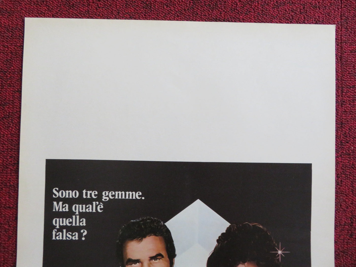 ROUGH CUT ITALIAN LOCANDINA POSTER BURT REYNOLDS DAVID NIVEN 1980 Rendezvous Cinema Movie posters