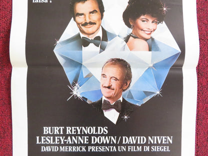 ROUGH CUT ITALIAN LOCANDINA POSTER BURT REYNOLDS DAVID NIVEN 1980 Rendezvous Cinema Movie posters