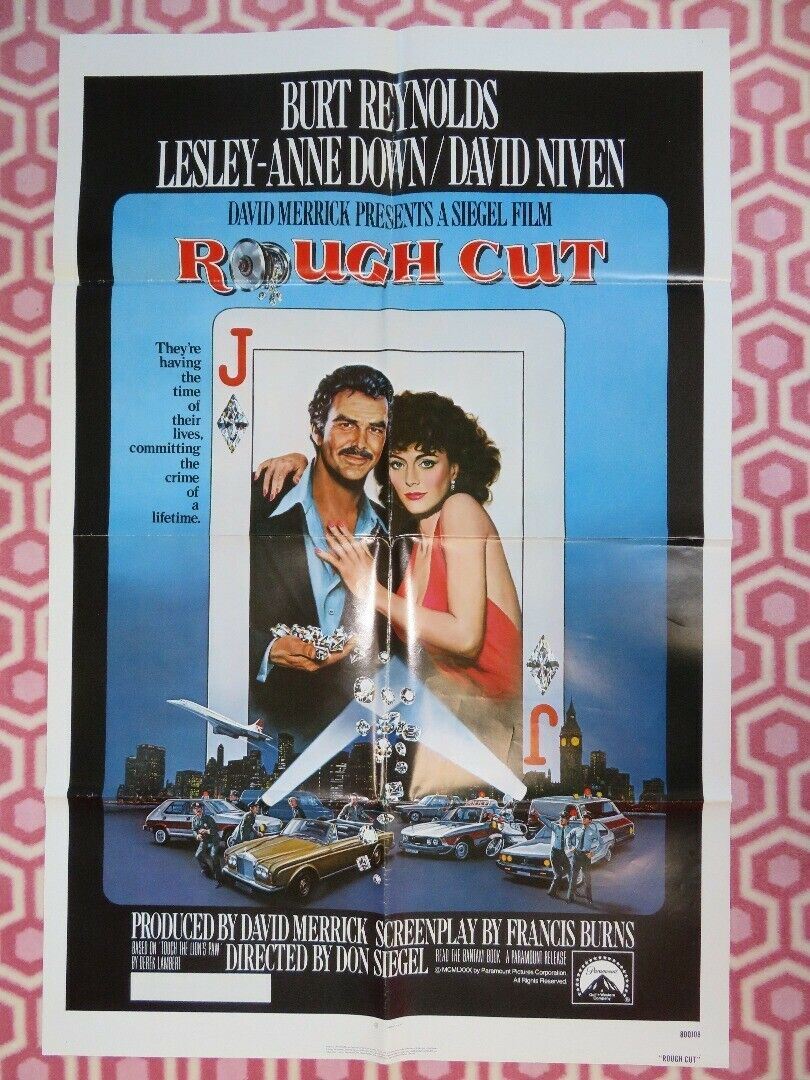 ROUGH CUT US ONE SHEET POSTER BURT RETNOLDS DAVID NIVEN 1980 - Rendezvous Cinema