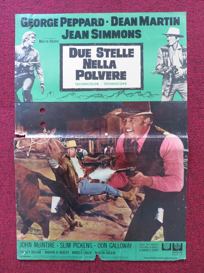 ROUGH NIGHT IN JERICHO - A ITALIAN FOTOBUSTA POSTER GEORGE PEPPARD D MARTIN 1967 Rendezvous Cinema Movie posters