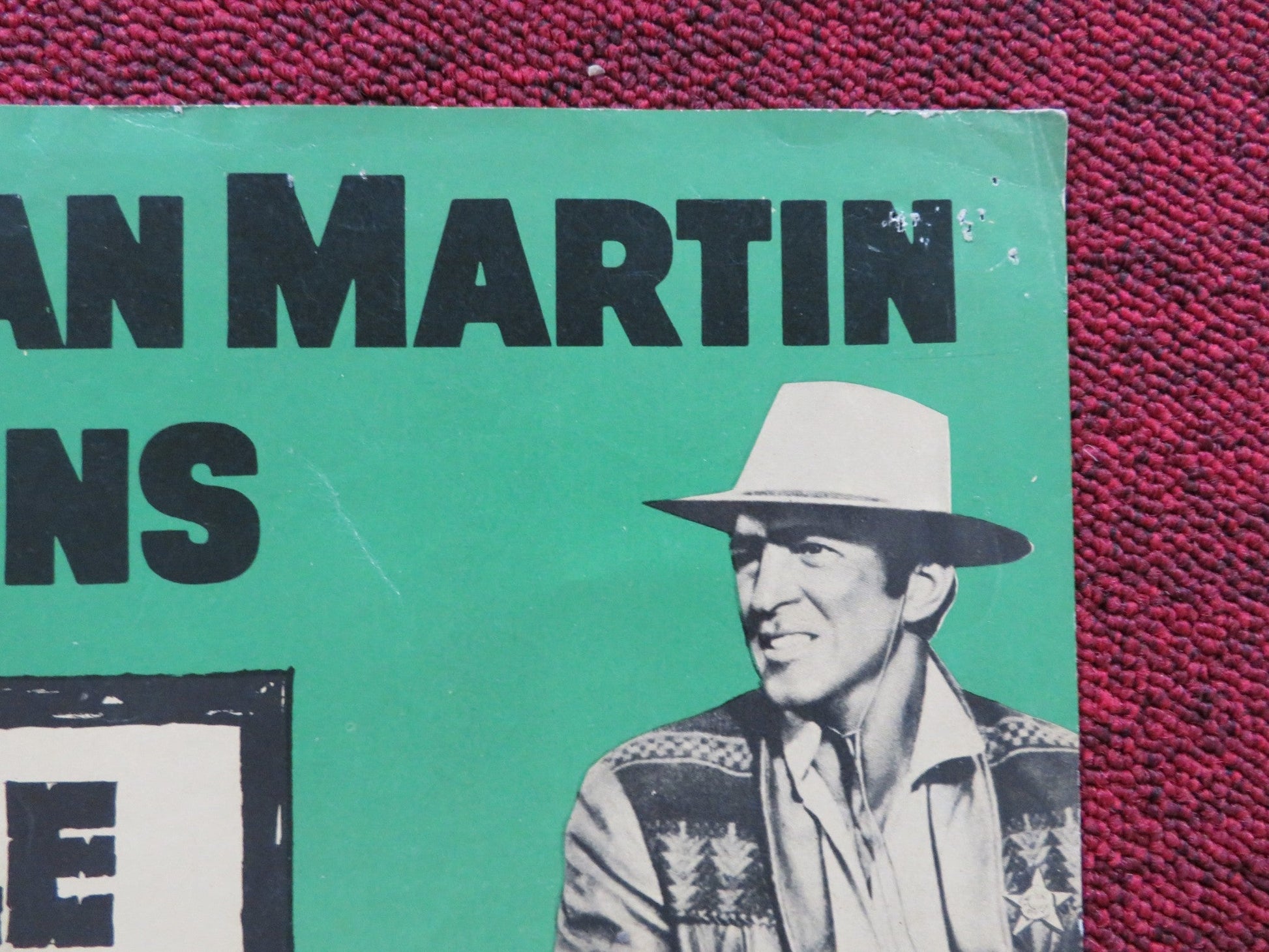 ROUGH NIGHT IN JERICHO - A ITALIAN FOTOBUSTA POSTER GEORGE PEPPARD D MARTIN 1967 Rendezvous Cinema Movie posters