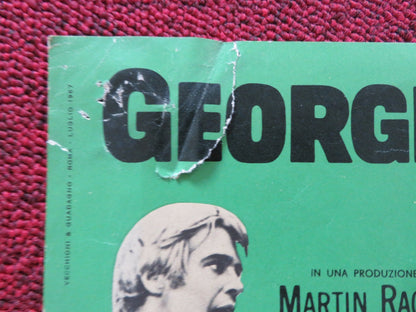 ROUGH NIGHT IN JERICHO - A ITALIAN FOTOBUSTA POSTER GEORGE PEPPARD D MARTIN 1967 Rendezvous Cinema Movie posters