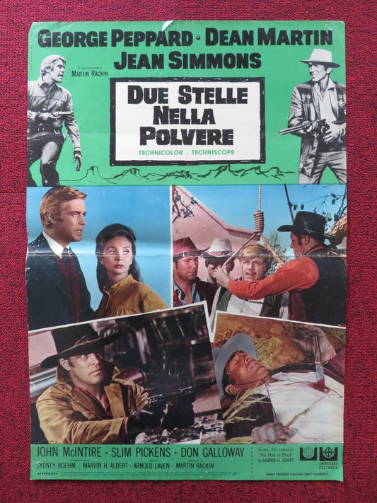 ROUGH NIGHT IN JERICHO - D ITALIAN FOTOBUSTA POSTER GEORGE PEPPARD D MARTIN 1967 Rendezvous Cinema Movie posters