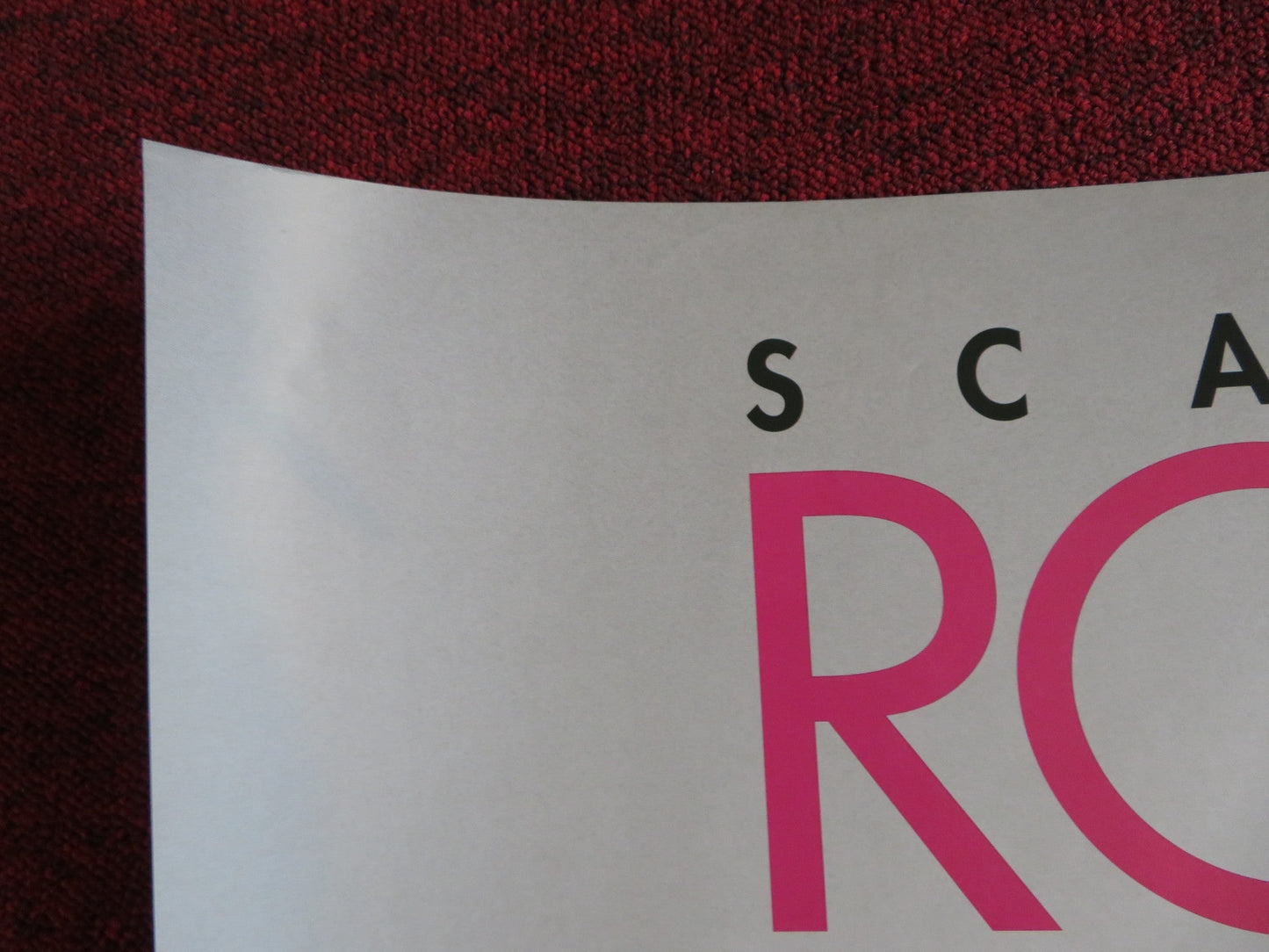 ROUGH NIGHT UK QUAD (30"x 40") ROLLED POSTER SCARLETT JOHANSSON ZOE KRAVITZ 2017 Rendezvous Cinema Movie posters