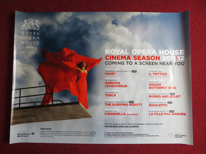 ROYAL OPERA HOUSE CINEMA SEASON 2011 2012 UK QUAD (30"x 40") ROLLED POSTER Rendezvous Cinema Movie posters