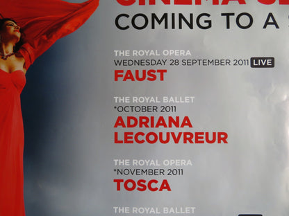 ROYAL OPERA HOUSE CINEMA SEASON 2011 2012 UK QUAD (30"x 40") ROLLED POSTER Rendezvous Cinema Movie posters