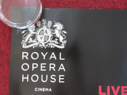 ROYAL OPERA HOUSE LIVE CINEMA SEASON 2012/13 UK QUAD ROLLED POSTER 2012 Rendezvous Cinema Movie posters