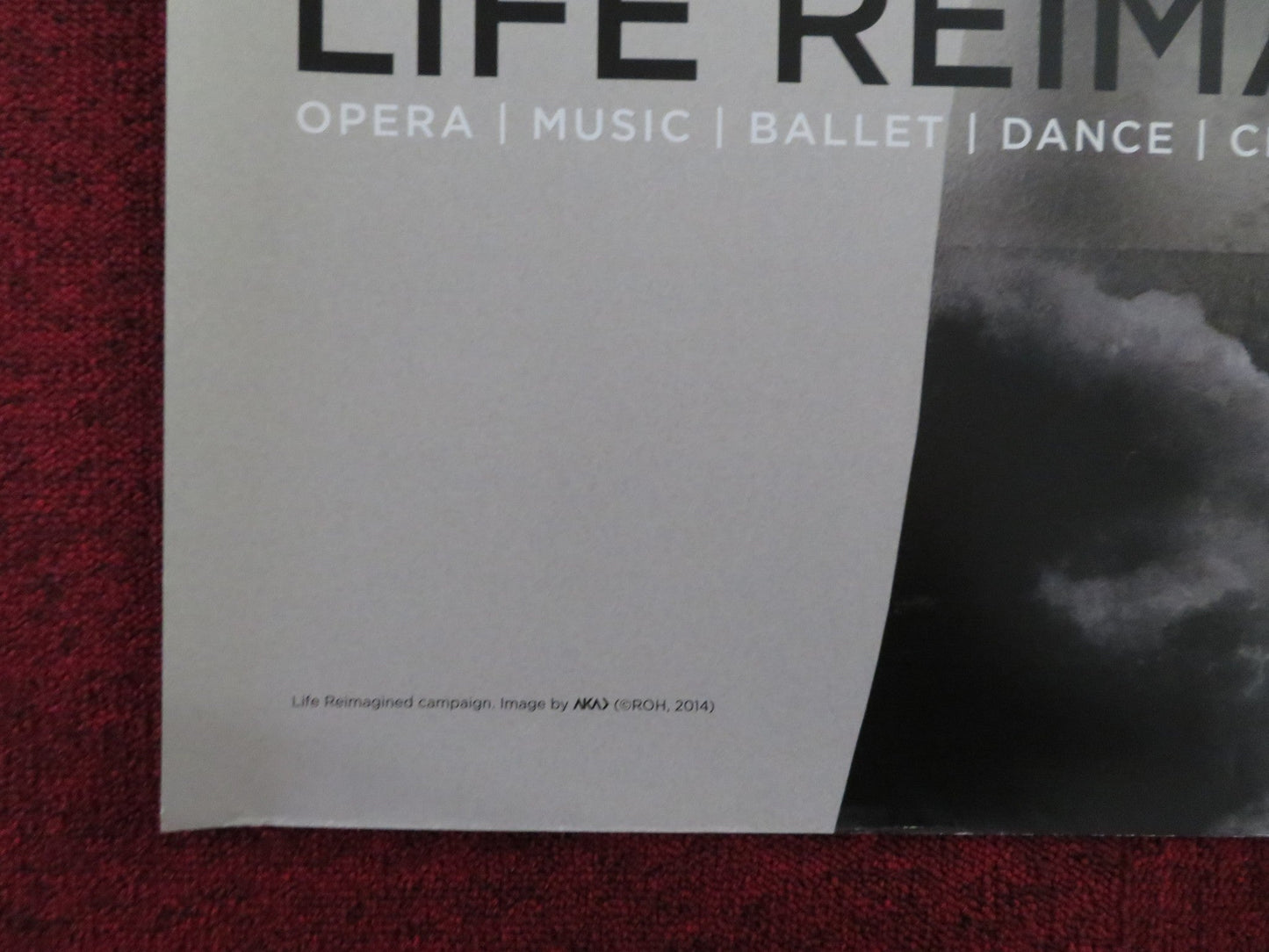 ROYAL OPERA HOUSE LIVE CINEMA SEASON 2014/2015 UK QUAD (30"x 40") ROLLED POSTER Rendezvous Cinema Movie posters