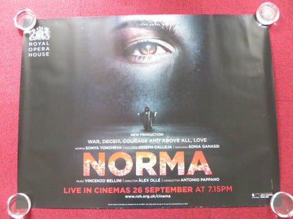 ROYAL OPERA HOUSE LIVE CINEMA SEASON: NORMA UK QUAD (30"x 40") ROLLED POSTER '16 Rendezvous Cinema Movie posters