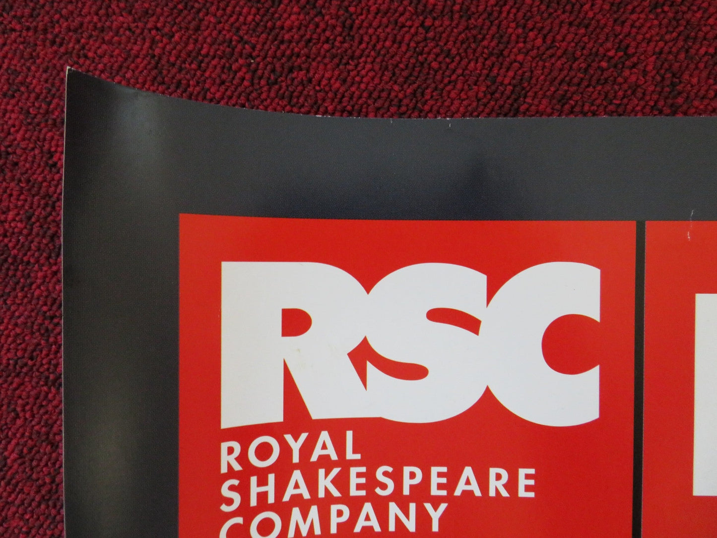 ROYAL SHAKESPEARE COMANY: KING LEAR UK QUAD (30"x 40") ROLLED POSTER 2016 Rendezvous Cinema Movie posters
