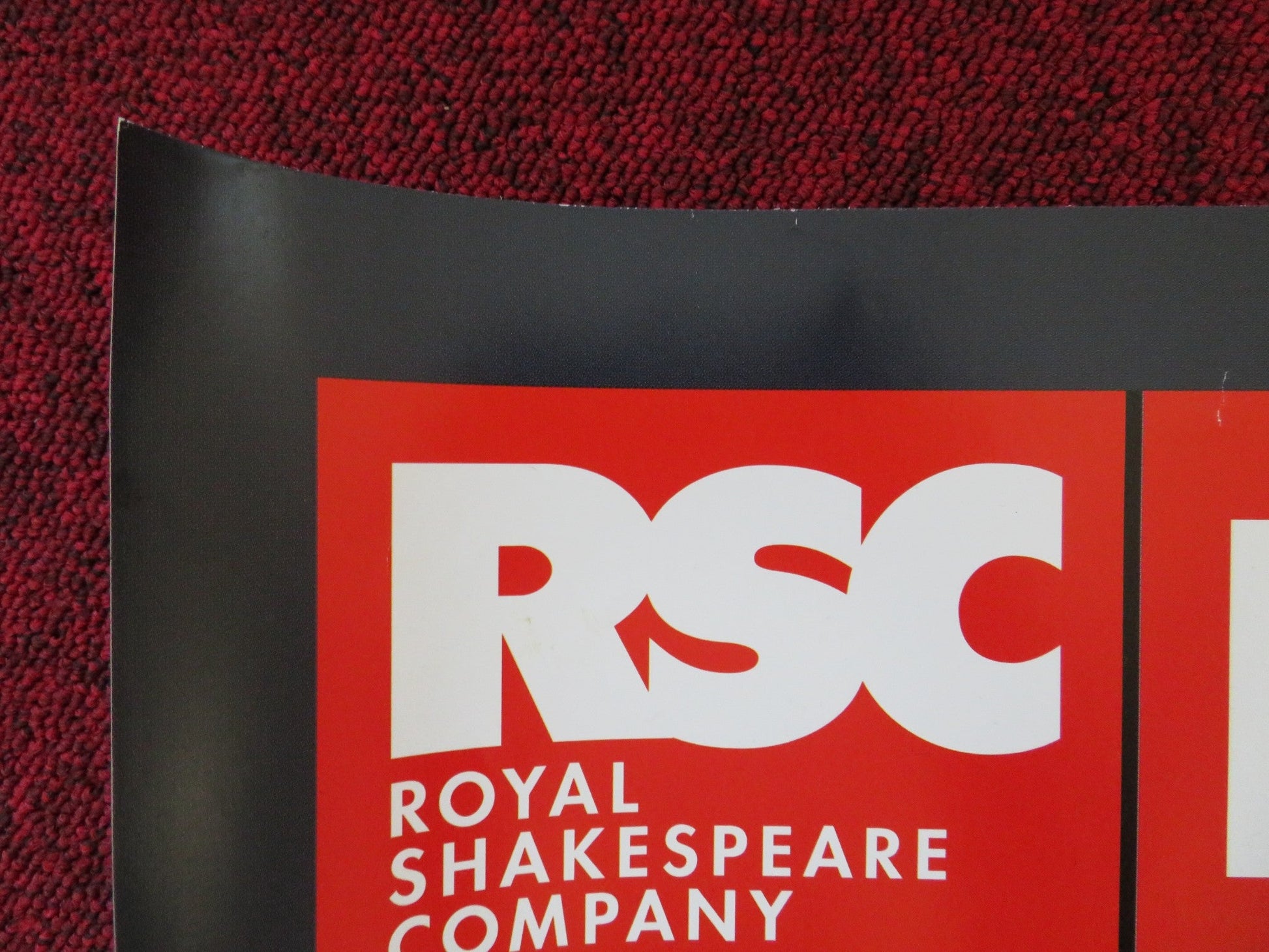 ROYAL SHAKESPEARE COMANY: KING LEAR UK QUAD (30"x 40") ROLLED POSTER 2016 Rendezvous Cinema Movie posters