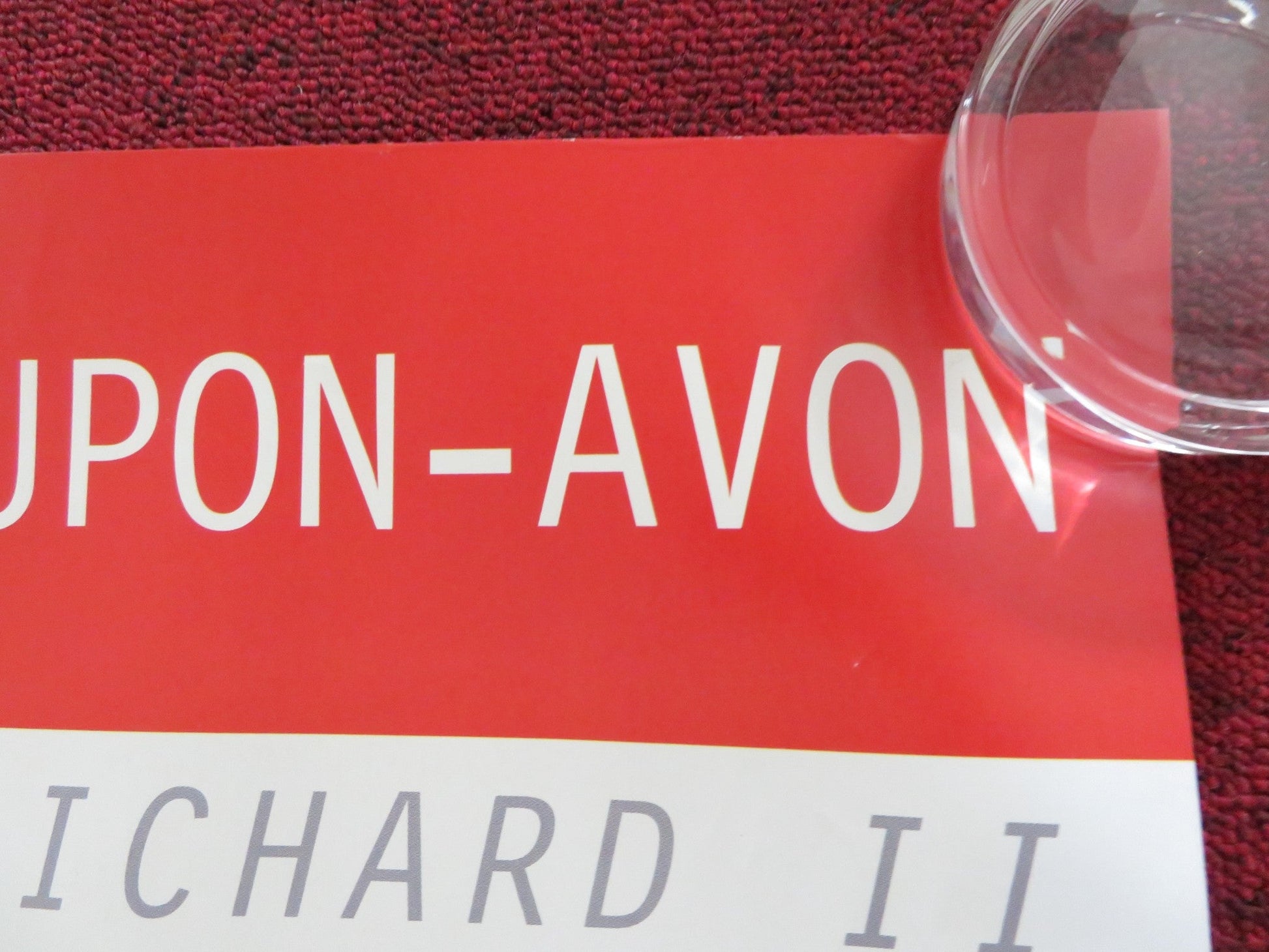 ROYAL SHAKESPEARE COMPANY: HENRY IV AND II UK QUAD ROLLED POSTER 2014 Rendezvous Cinema Movie posters