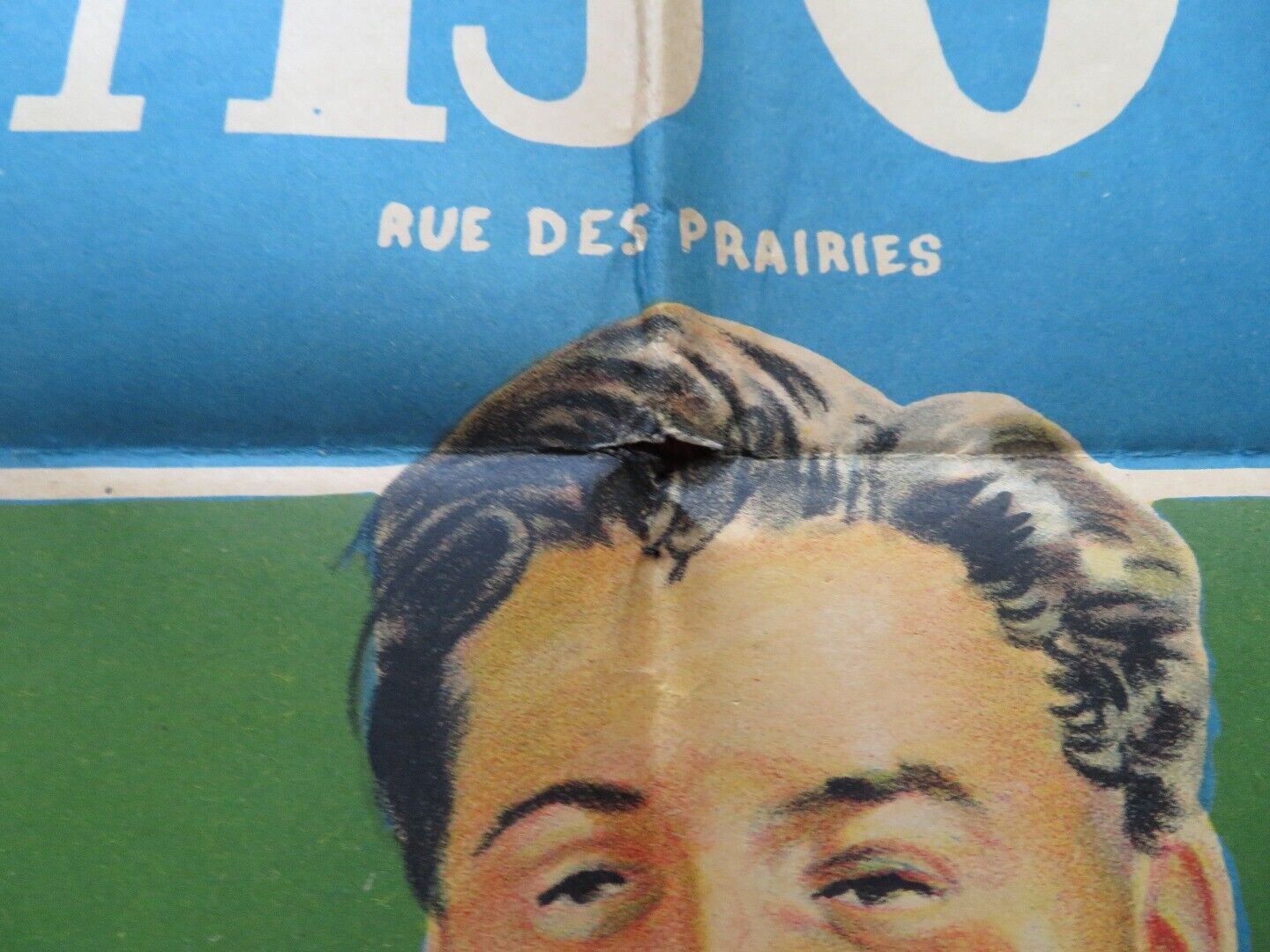 RU DE PARIS FOLDED ARGENTINA ONE SHEET POSTER JEAN GABIN MARIE - JOSIE NAT 1959 Movie posters