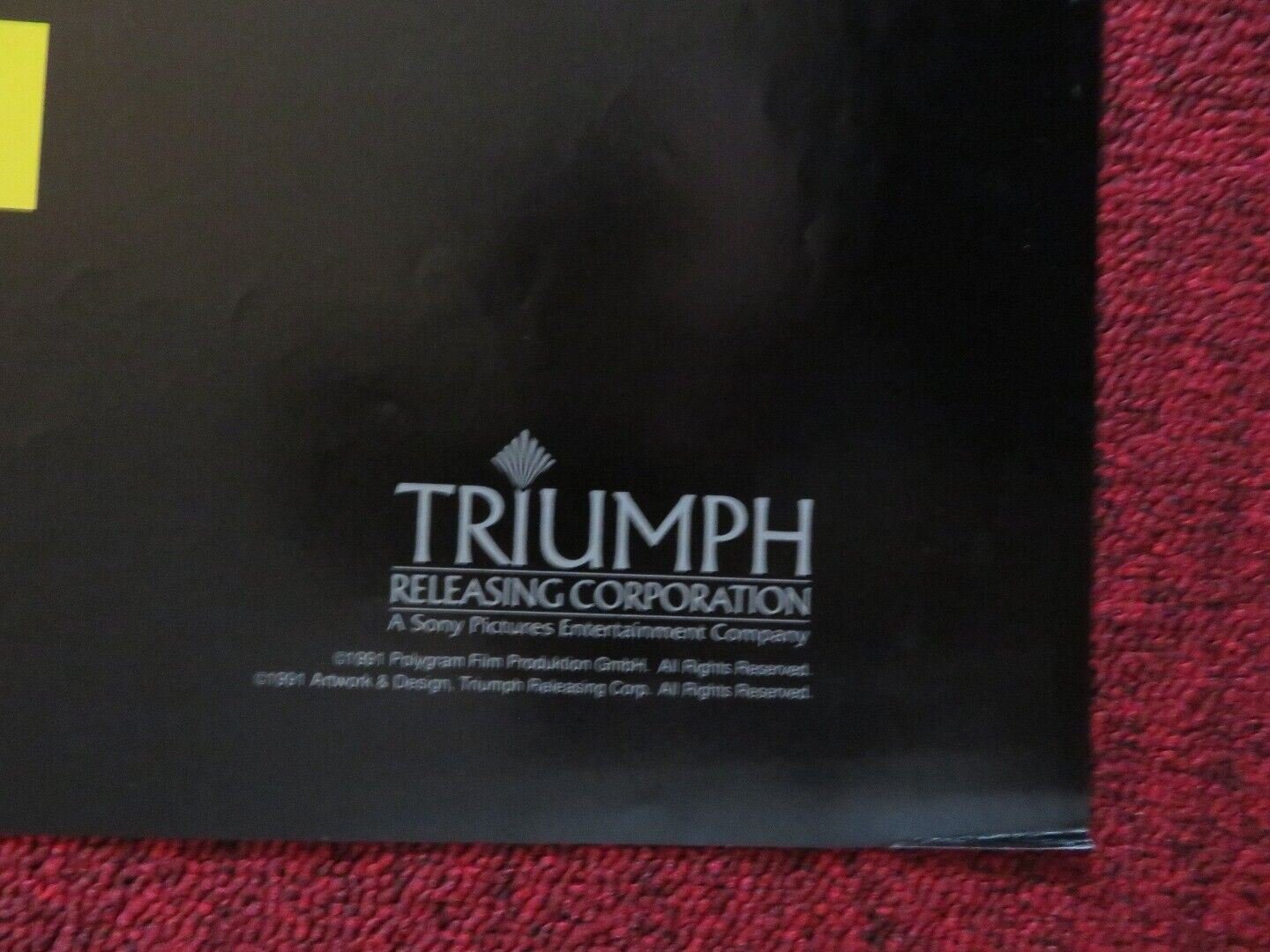 RUBY FOLDED US ONE SHEET POSTER FRANK ORSATTI SHERILYN FENN 1992 Movie posters