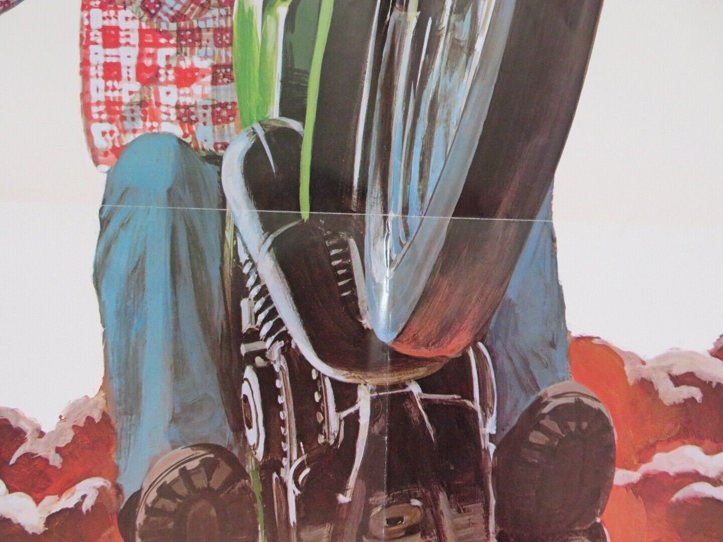 RUCKUS IN MADOC COUNTY FOLDED US ONE SHEET POSTER DIRK BENEDICK LINDA BLAIR '80 Movie posters