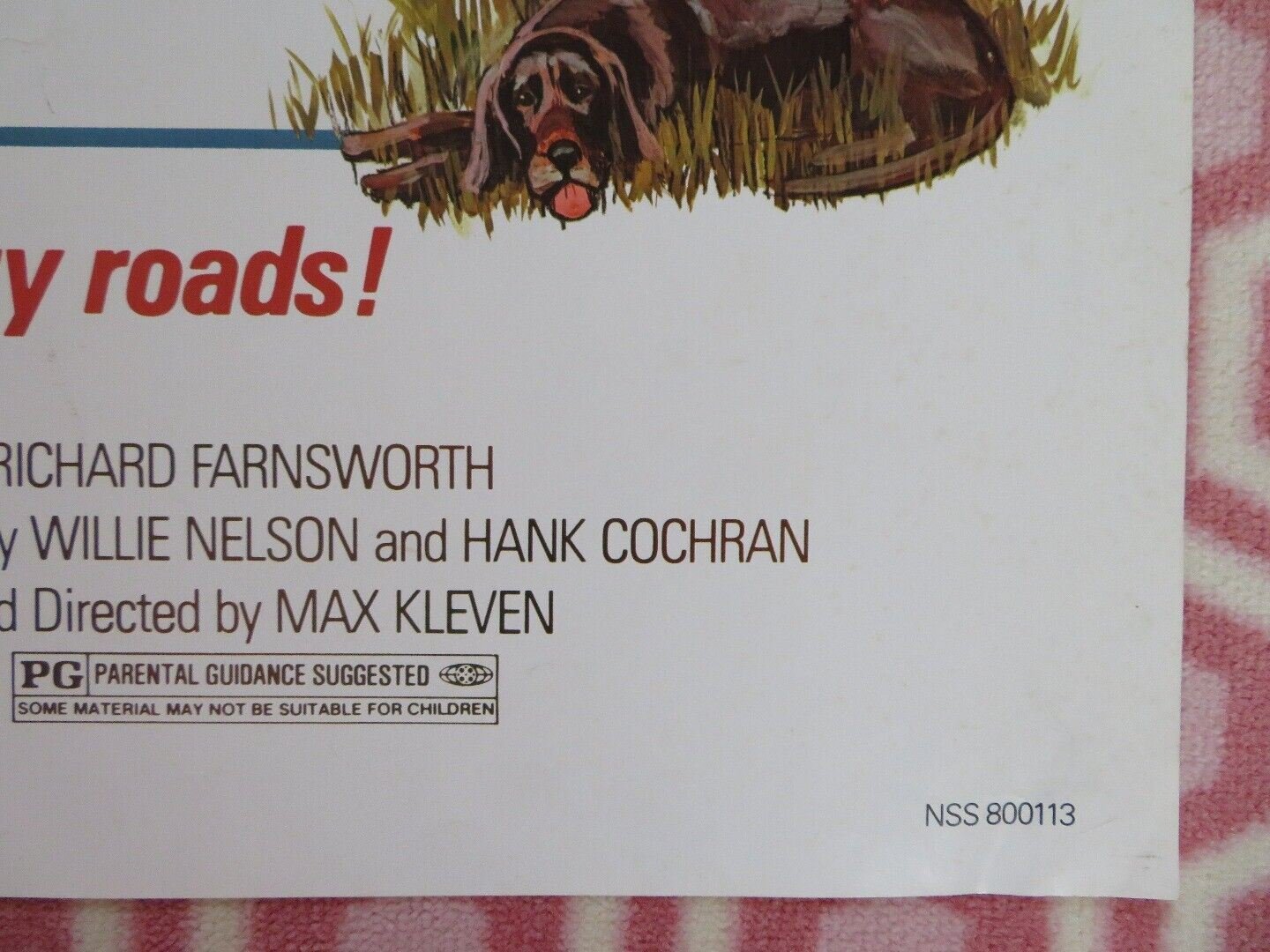 RUCKUS IN MADOC COUNTY FOLDED US ONE SHEET POSTER DIRK BENEDICK LINDA BLAIR '80 Movie posters