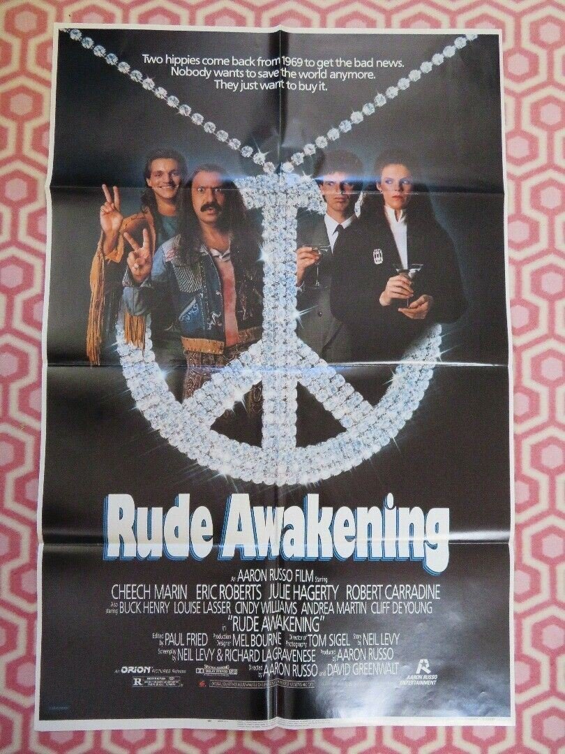 RUDE AWAKENING US ONE SHEET POSTER CHEECH MARIN ERIC ROBERTS 1989 Movie posters