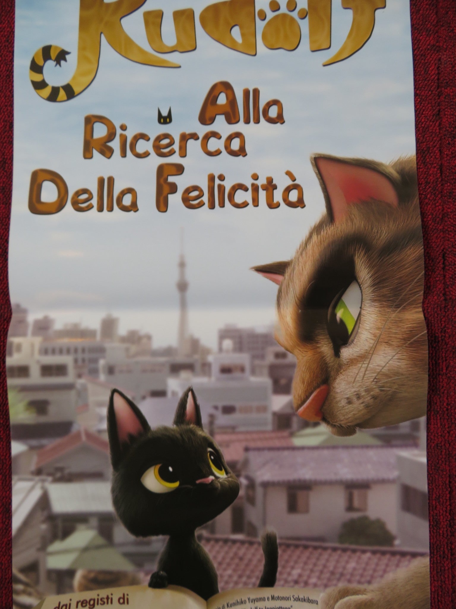 RUDOLF ALLA RICERCA DELLLA FELICITA ITALIAN LOCANDINA POSTER MAO INOUE 2016 Rendezvous Cinema Movie posters