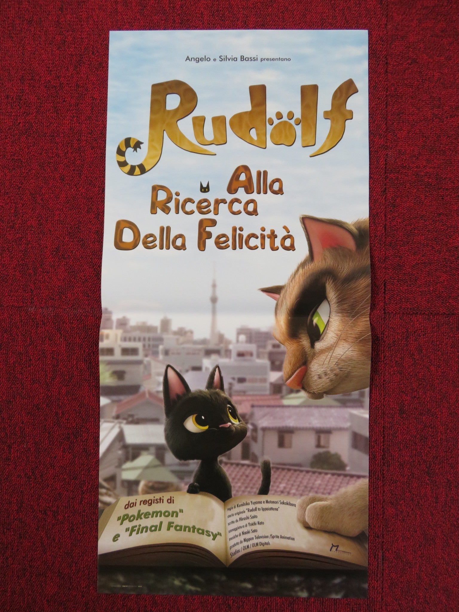 RUDOLF ALLA RICERCA DELLLA FELICITA ITALIAN LOCANDINA POSTER MAO INOUE 2016 Rendezvous Cinema Movie posters