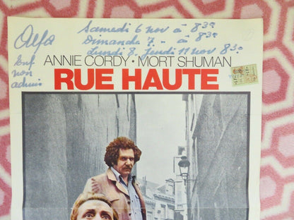 RUE HAUTE/ High Street BELGIUM (21.5"x14.5") POSTER ANNIE CORDY MORT SHUMAN Movie posters