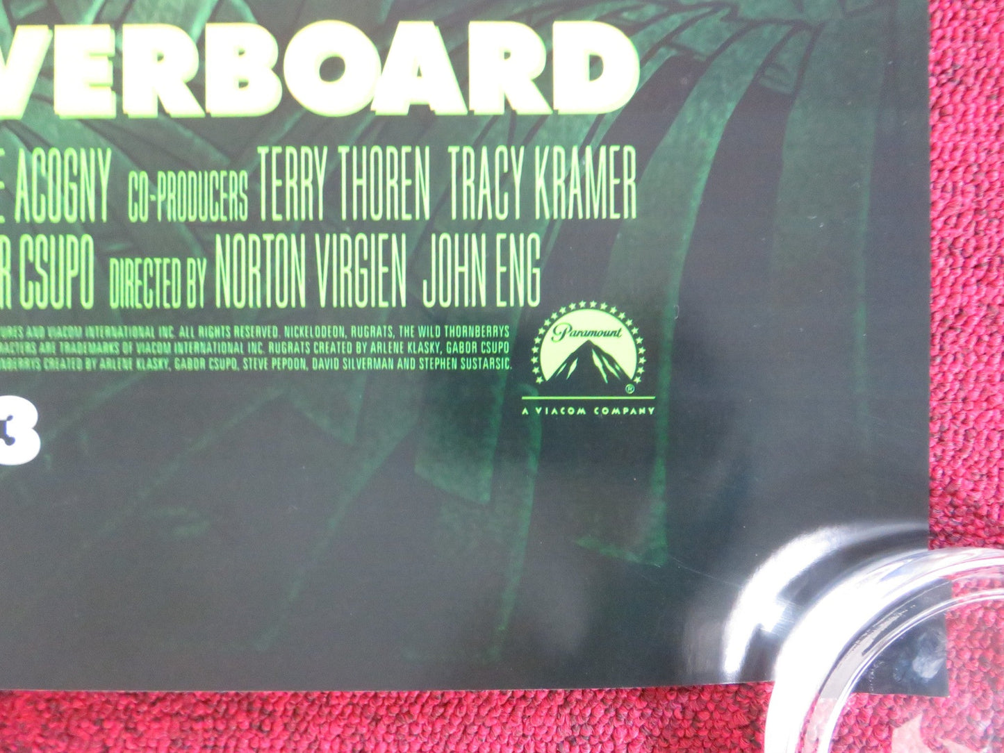 RUGRATS GO WILD US ONE SHEET ROLLED POSTER NANCY CARTWRIGHT ELIZABETH DAILY 2003 Rendezvous Cinema Movie posters