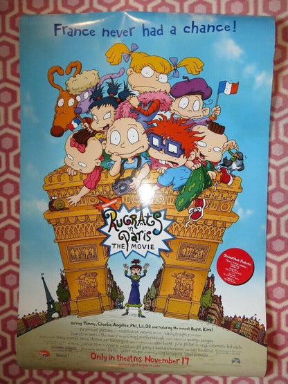 RUGRATS IN PARIS US ONE SHEET ROLLED POSTER JOHN LITHGOW 2000 Rendezvous Cinema Movie posters