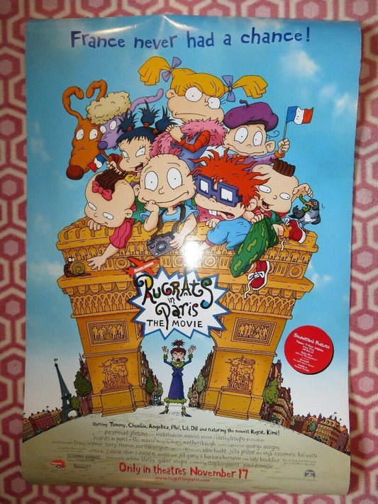 RUGRATS IN PARIS US ONE SHEET ROLLED POSTER JOHN LITHGOW 2000 Rendezvous Cinema Movie posters