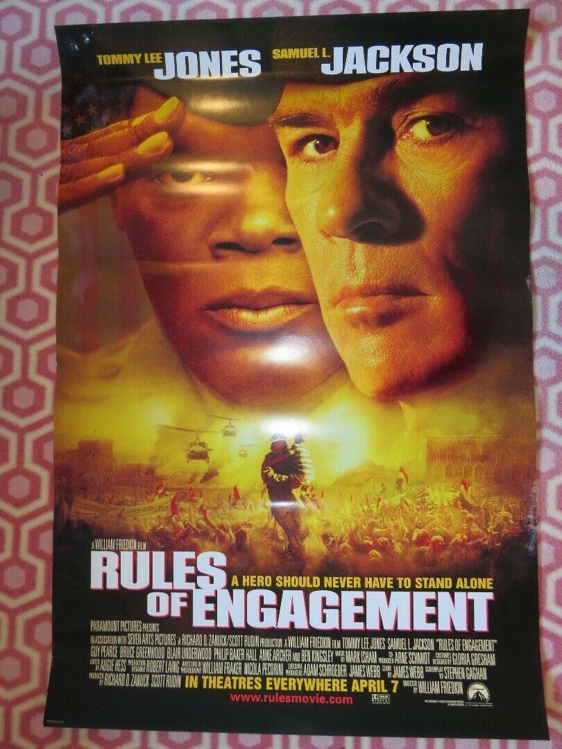 RULES OF ENGAGEMENT US ONE SHEET ROLLED POSTER TOMMY LEE JONES 2000 - Rendezvous Cinema