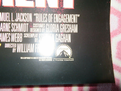 RULES OF ENGAGEMENT US ONE SHEET ROLLED POSTER TOMMY LEE JONES 2000 - Rendezvous Cinema