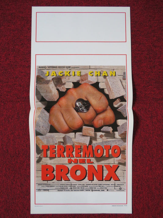 RUMBLE IN THE BRONX ITALIAN LOCANDINA POSTER JACKIE CHAN ANITA MUI 1996 Rendezvous Cinema Movie posters