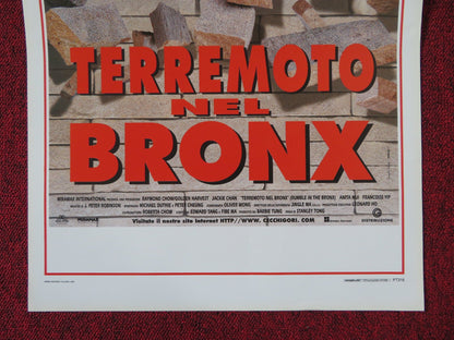 RUMBLE IN THE BRONX ITALIAN LOCANDINA POSTER JACKIE CHAN ANITA MUI 1996 Rendezvous Cinema Movie posters