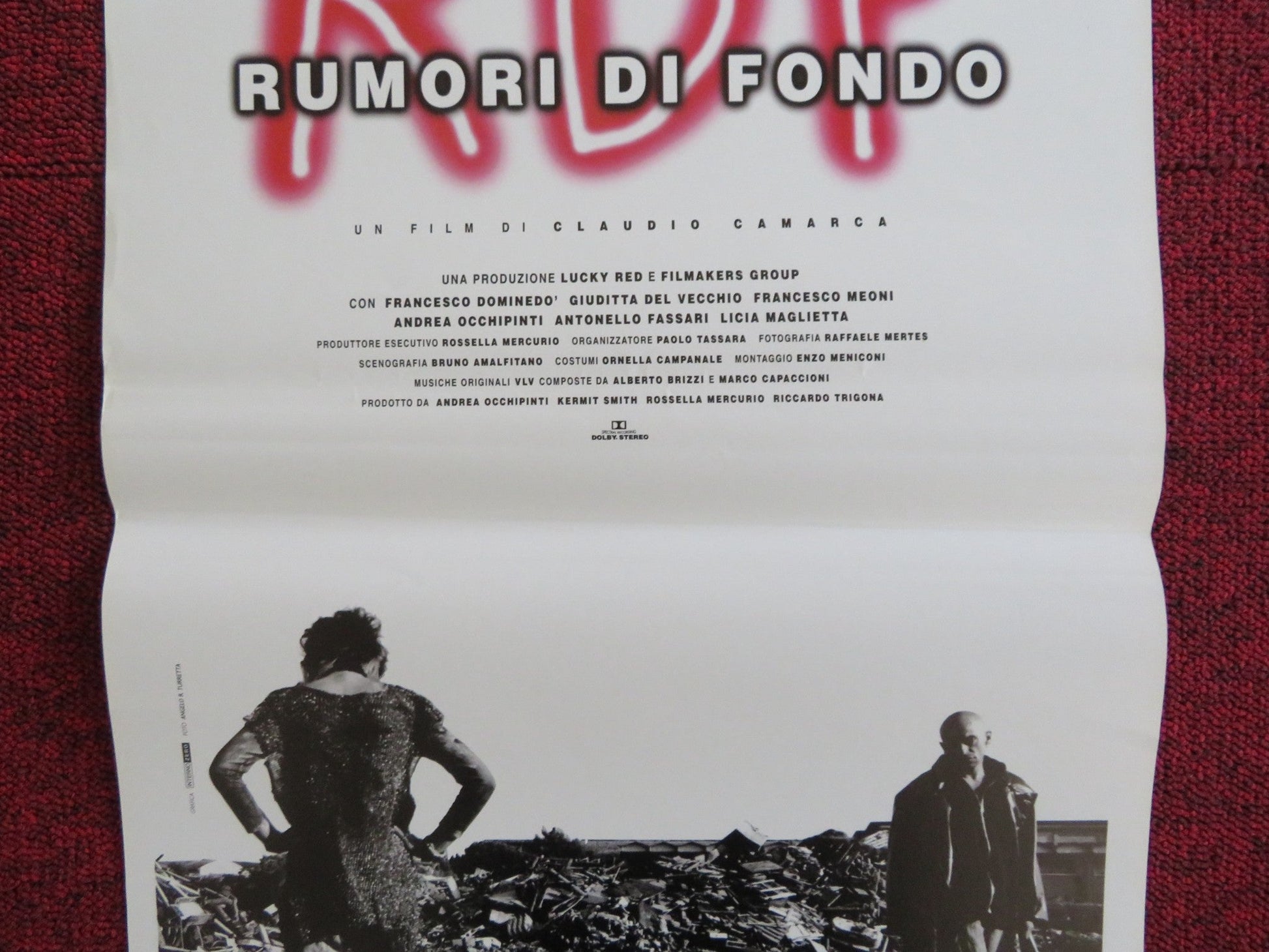RUMORI DI FONDO ITALIAN LOCANDINA POSTER FRANCESCO DOMINEDO 1996 Rendezvous Cinema Movie posters