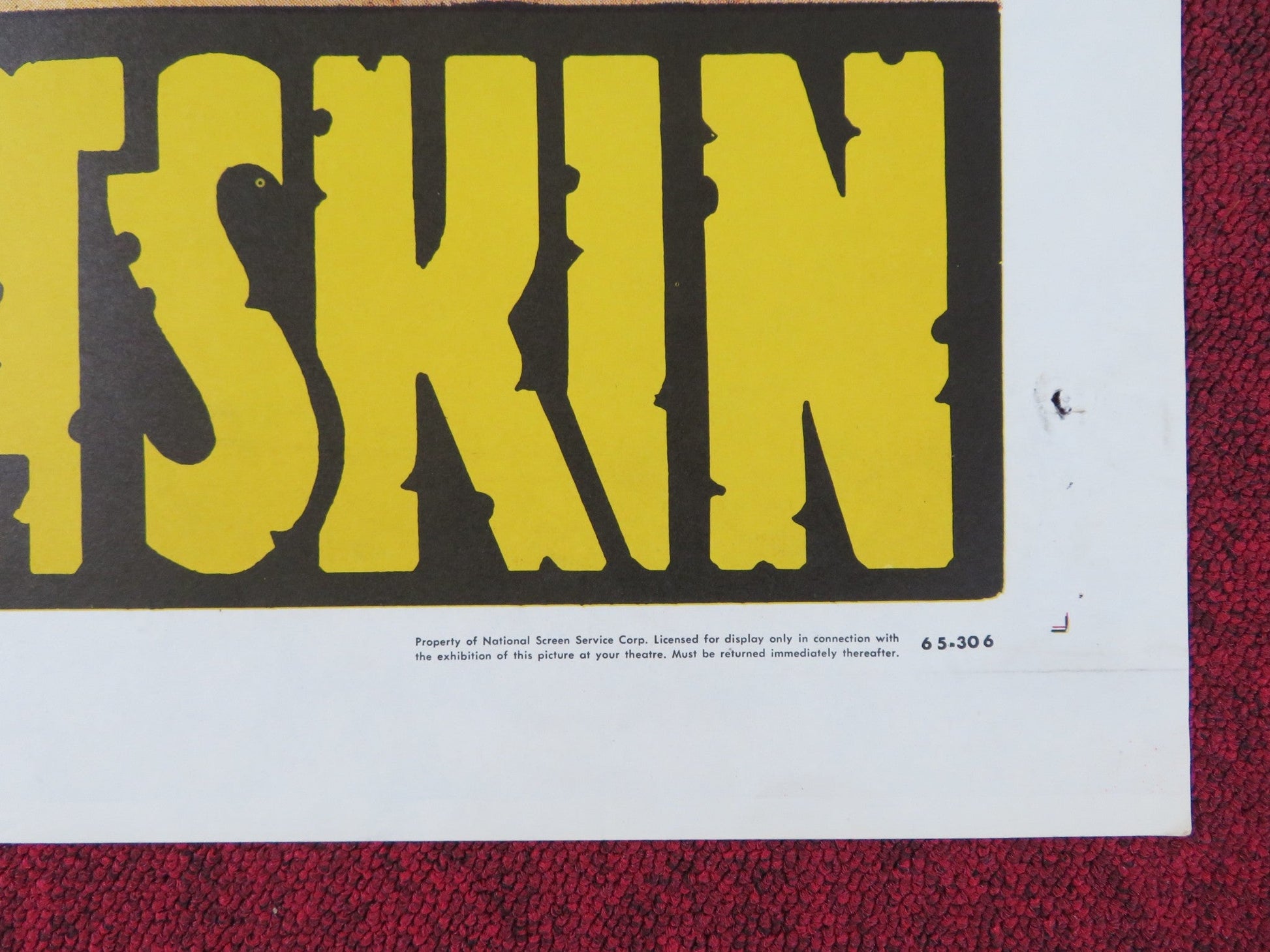 RUMPLESTILTSKIN FOLDED US ONE SHEET POSTER WERNER KRUGER LIANE CROON 1965 Rendezvous Cinema Movie posters