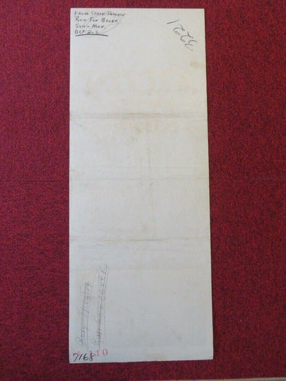 RUN FOR COVER US INSERT (14"x 36") POSTER JAMES CAGNEY VIVECA LINDFORS 1955 Movie posters