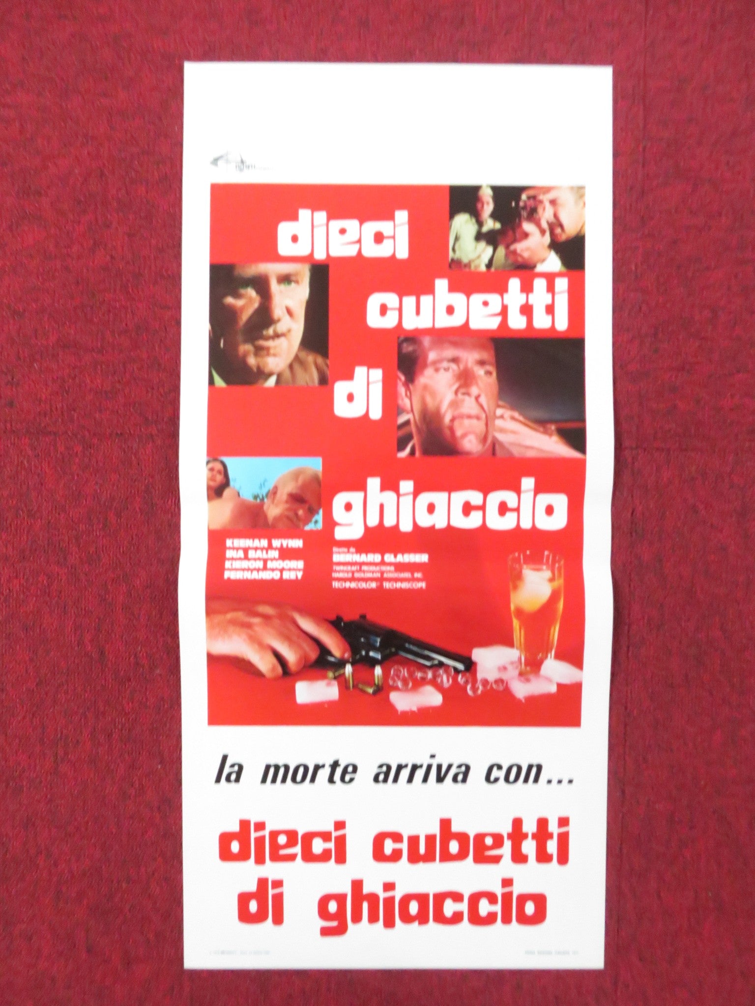 RUN LIKE A THIEF ITALIAN LOCANDINA POSTER KEENAN WYNN INA BALIN 1972 Rendezvous Cinema Movie posters