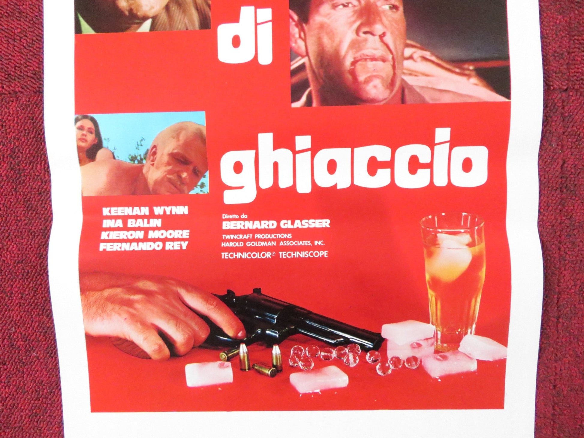 RUN LIKE A THIEF ITALIAN LOCANDINA POSTER KEENAN WYNN INA BALIN 1972 Rendezvous Cinema Movie posters