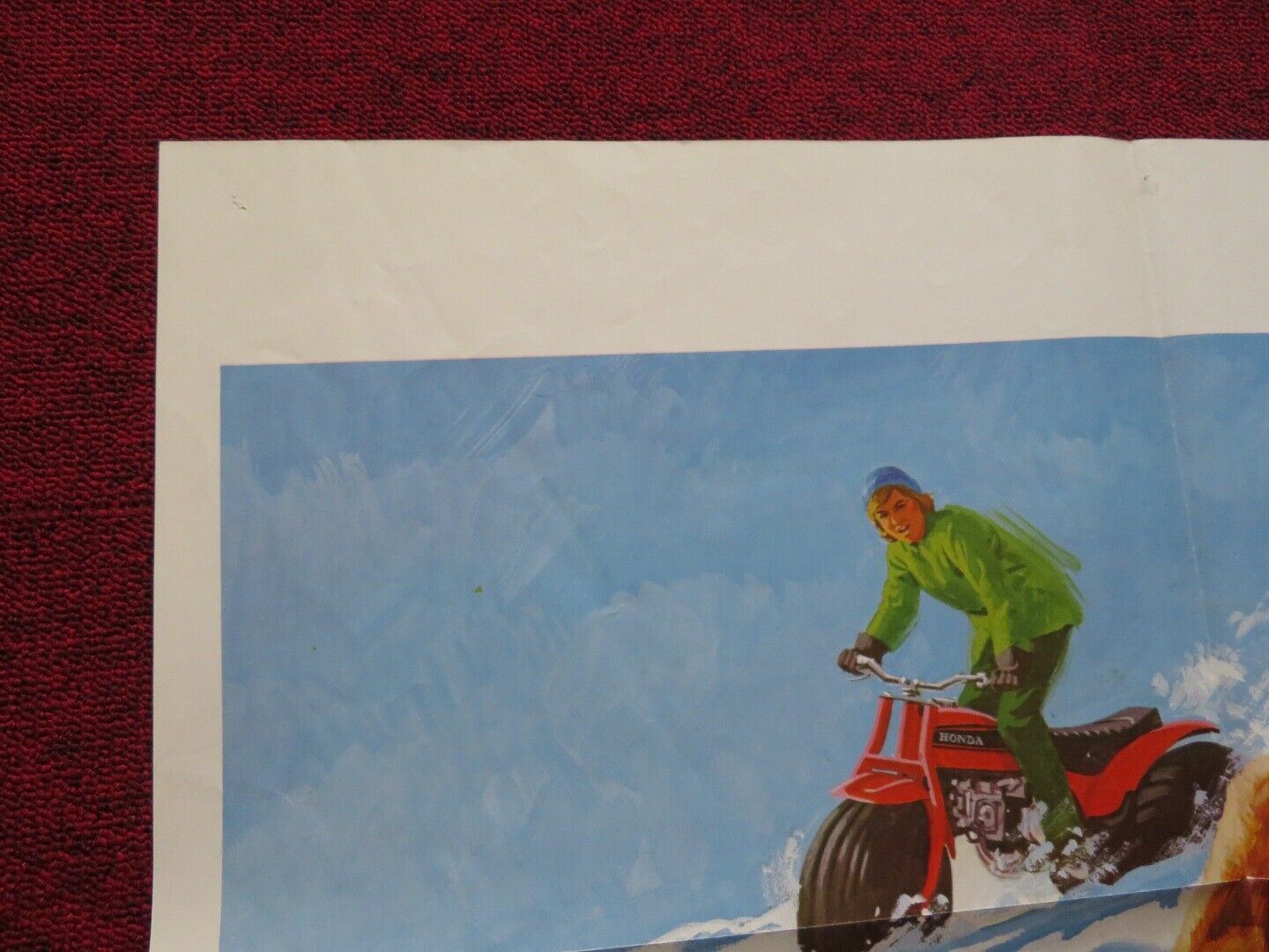 RUN TO THE HIGH COUNTRY FOLDED US ONE SHEET POSTER ERIK & KIETH LARSEN 1972 Movie posters