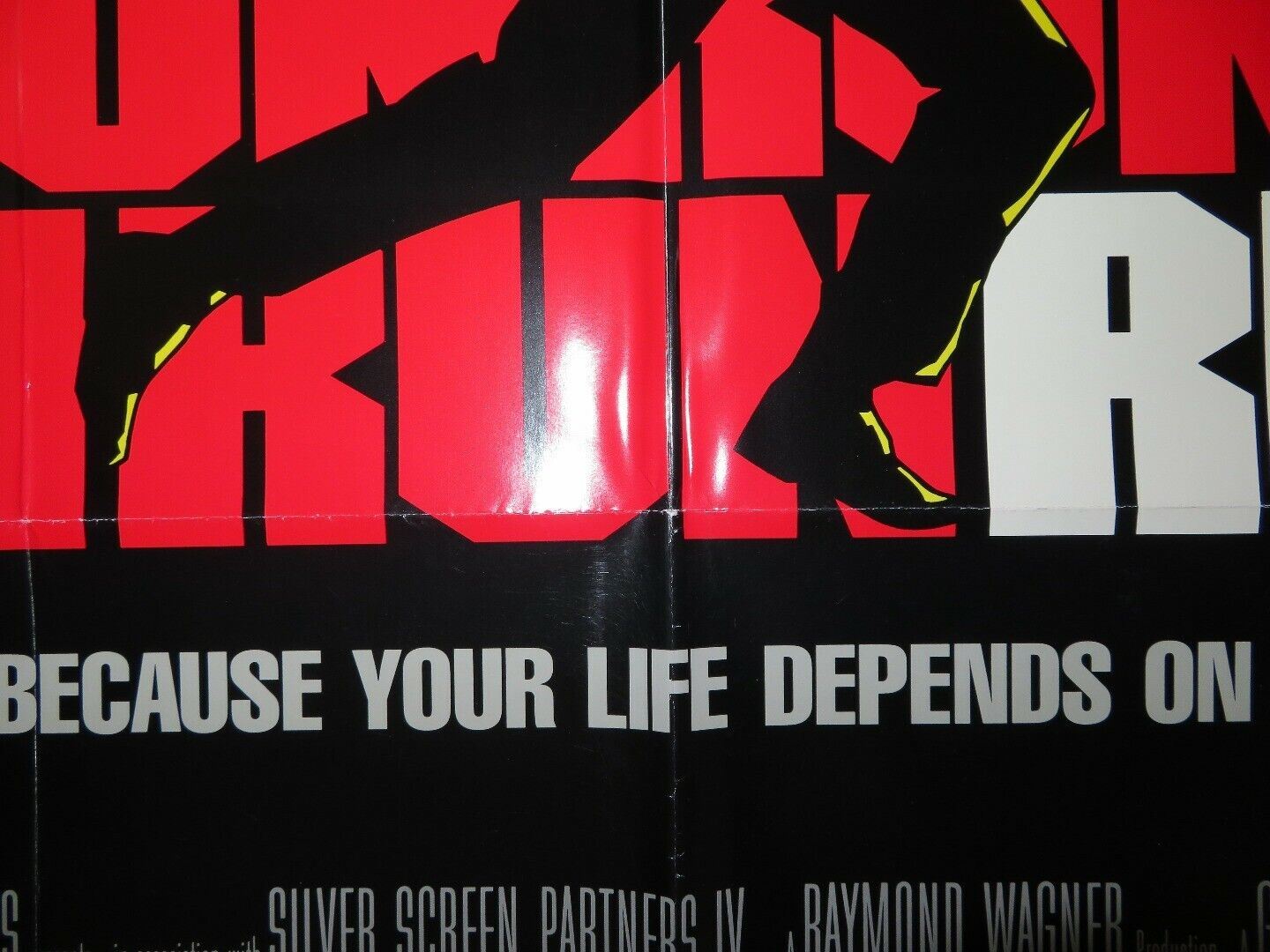 RUN US ONE SHEET POSTER PATRICK DEMPSEY 1991 Movie posters