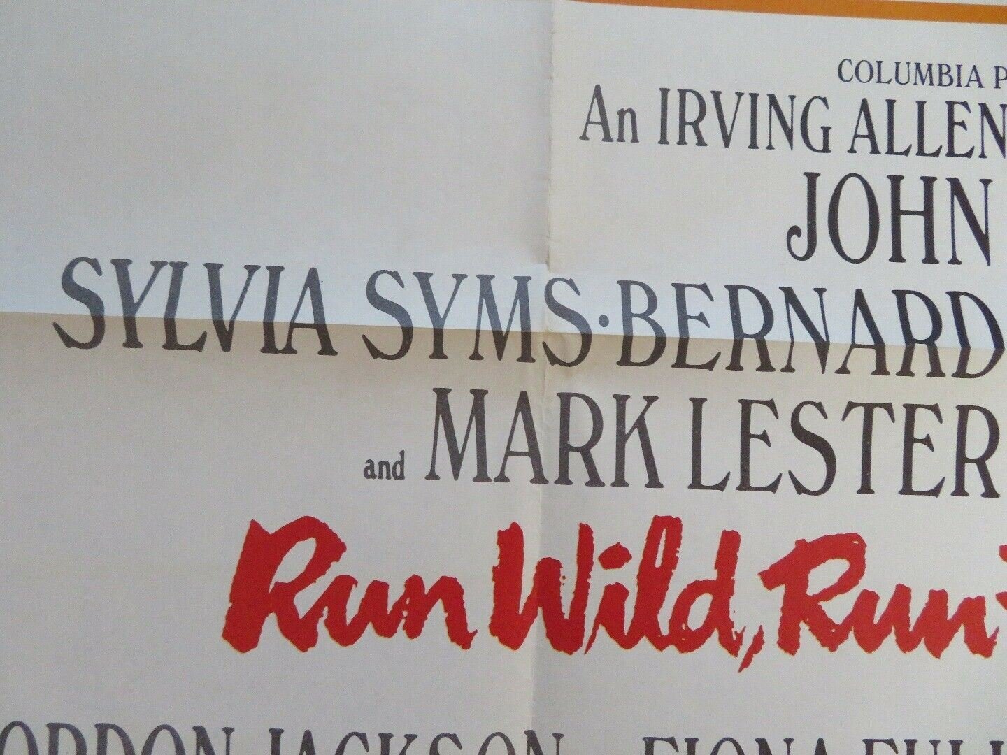 RUN WILD RUN FREE US ONE SHEET POSTER JOHN MILLS 1969 Movie posters