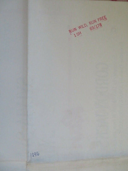 RUN WILD, RUN FREE US ONE SHEET POSTER JOHN MILLS SYLVIA SYMS 1969 Movie posters