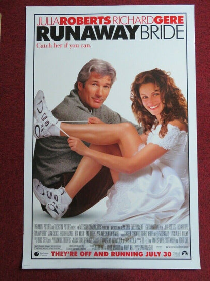 RUNAWAY BRIDE US ONE SHEET ROLLED POSTER JULIA ROBERTS RICHARD GERE 1999 Movie posters
